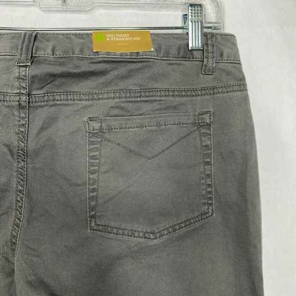 Merona Women Size 14 Stretch Mid-waist Straight Hi - Picture 4 of 8